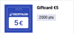 Krijg een 5 euro giftcard van decathlon voor 2 uur wandellen