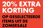 20% extra kassakorting op bijna de gehele sale van WE Fashion