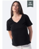 Camiseta de algodón lisa para mujer TEX por 3.99€.