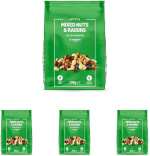 Mixed Nuts and Raisins - 200g (Pack of 4) for £8