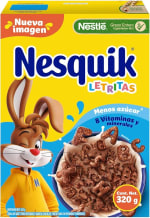 Nestlé Nesquik Letritas 320g por $38 | Amazon