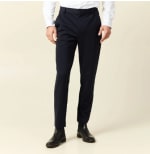 Pantalon chino slim bleu marine homme à 15,99€