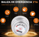 Baliza conectada con Dgt 3,0, conexión de señal V-16 por 18.27€