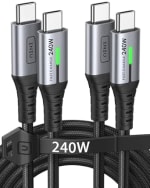 Lot de 2 Cables INIU 240W USB C vers USB C à 11,99€