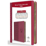 Biblia Reina Valera 1960 letra súper gigante fucsia por $11.290