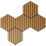 5 unidades Paneles de pared hexagonales por solo 7,77€