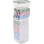 Pack de 12 fiambreras cuadradas de 2L con cierre hermético por 5.99€