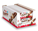 Kinder Bueno caja de 30 barras por 17.39€.