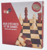 Jeu de dames et jeu d'échecs 2 en 1 à 29,99€