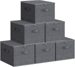 SONGMICS Opbergdoos met deksel, set van 6 voor €16,79 bij Joybuy