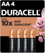 Pack 4 Pilas Duracell AA 1.5V por $72 | Oferta Amazon