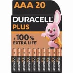 Duracell AAA 20 Pack Batteries £7 Free Click & Collect Deal