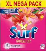 Surf Tropical Lily Washing Powder 75 Washes £6 S&S on Amazon