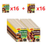 Pack de 2×16 bolsas Maggi Jugoso al horno por 7.99€.