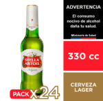 Cerveza Stella Artois 5,0° 24 x 330cc. con 45%OFF