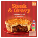 Sainsbury's Large Steak & Gravy Puff Pastry Pie 500g (Nectar)