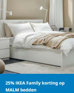 25% IKEA Family korting op de MALM bedden 24 t/m 30 maart