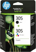 HP 305 6ZD17AE pack tinta negra y tricolor por 21,93€