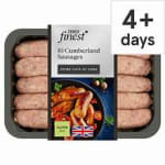 Tesco Finest British Cumberland Sausages 10 Pack Clubcard Price £3.50