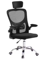 Silla ergonómica oficina soporte lumbar reposacabezas por 40.48€
