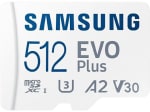 Tarjeta Micro SDXC Samsung Evo Plus MB-MC512S, 512GB, Clase 3, V30 por 39,90€