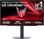 Monitor gaming 27" LG UltraGear OLED 27GX704A-B QHD 240Hz FreeSync por 379.95€