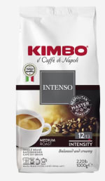 Café en grain de Napoli Kimbo Intenso à 13,99€