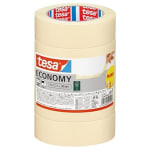 TESA Economy afplakband beige 50 m x 30 mm 5 stuks voor €10,07 bij Amazon