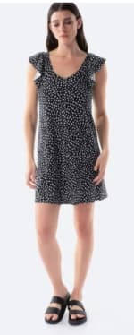 Vestido manga corta con volantes de mujer TEX por 5.99€.