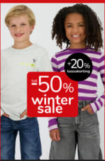 20% extra kassakorting op kleding in de sale tot 50% bij Kleetjes