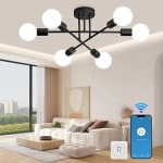 Dopwii lámpara de techo Moderna WiFi Sputnik 6 luces por $298 en Amazon