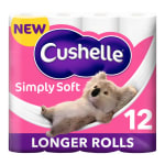 Cushelle Soft 12 Toilet Rolls for £6.95 (Clubcard Price)