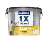 GAMMA muurverf 1x dekkend clean wit 10 liter voor €18,30 bij de Gamma