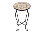 Table d’appoint en mosaïque, Ø 35,5 cm à 14,99€