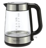 Bouilloire électrique en verre, 1.7 l, 2200W à 26,99€