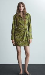 Vestido satinado estampado por 4.99€