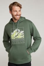 Mountain Grid Men’s Hoodie – Only a Few Sizes Left – £2.50 C&C