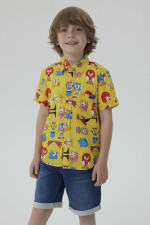 Camisa Sonic Amarilla Niños OFERTA $14.290 Solo en HollyConcept.com