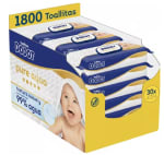 Dodot Pure Aqua Toallitas 30 Paquetes De 60 Unidades = 1800 Toallitas por 35.99€