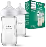 Philips Avent Biberón de cristal Natural Response: 2 biberones de 240 ml por 16.17€