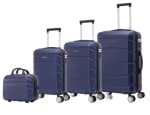 Conjunto 4 maletas viaje ABS con cerradura numérica por 48.72€