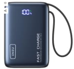 Powerbank INIU Pocket 20 000mAh 22.5W USB-C intégré ultra-compact Noir à 29,74€