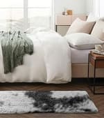 Black Area Rug 60 × 110cm (MOONLIGHT20015) – £6.01