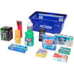 Action speelgoedwinkelmandje 13-delig voor €2,79