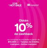 10% de Cashback | Liverpool Hot Sale 2026