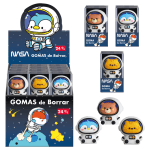Dohe – Expositor con 24 Gomas de borrar Astronautras-Animales – Nasa por 9.99€