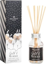 Wax Lyrical Gold & Myrrh Reed Diffuser 100ml | Sensual Amber Gourmand Scent - £1.83