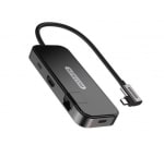 SiCo USB-C to HDMI + GLAN Adapter 100wat voor 19,99 euro
