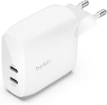 Belkin BoostCharge Cargador de Pared Doble USB-C PPS 60W por 16.90€