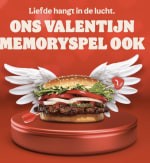 Claim Valentijn Coupons via het memoryspel bij Burger king